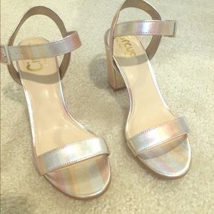 Sam Edelman silver heels